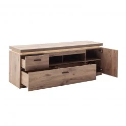 TV-Lowboard - Viking Oak - LED-Beleuchtung - 156 cm -Wohnzimmer Verkäufe 1189007000 03 1600Wx1600H