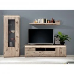 Standvitrine - Viking Oak - LED-Beleuchtung - 198 cm -Wohnzimmer Verkäufe 1189007100 10 1600Wx1600H