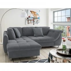 Ecksofa - anthrazit - Liegefunktion - Ottomane links -Wohnzimmer Verkäufe 1192003601 03 1600Wx1600H