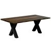 Couchtisch - Texas Oak - schwarz - 120 cm breit
