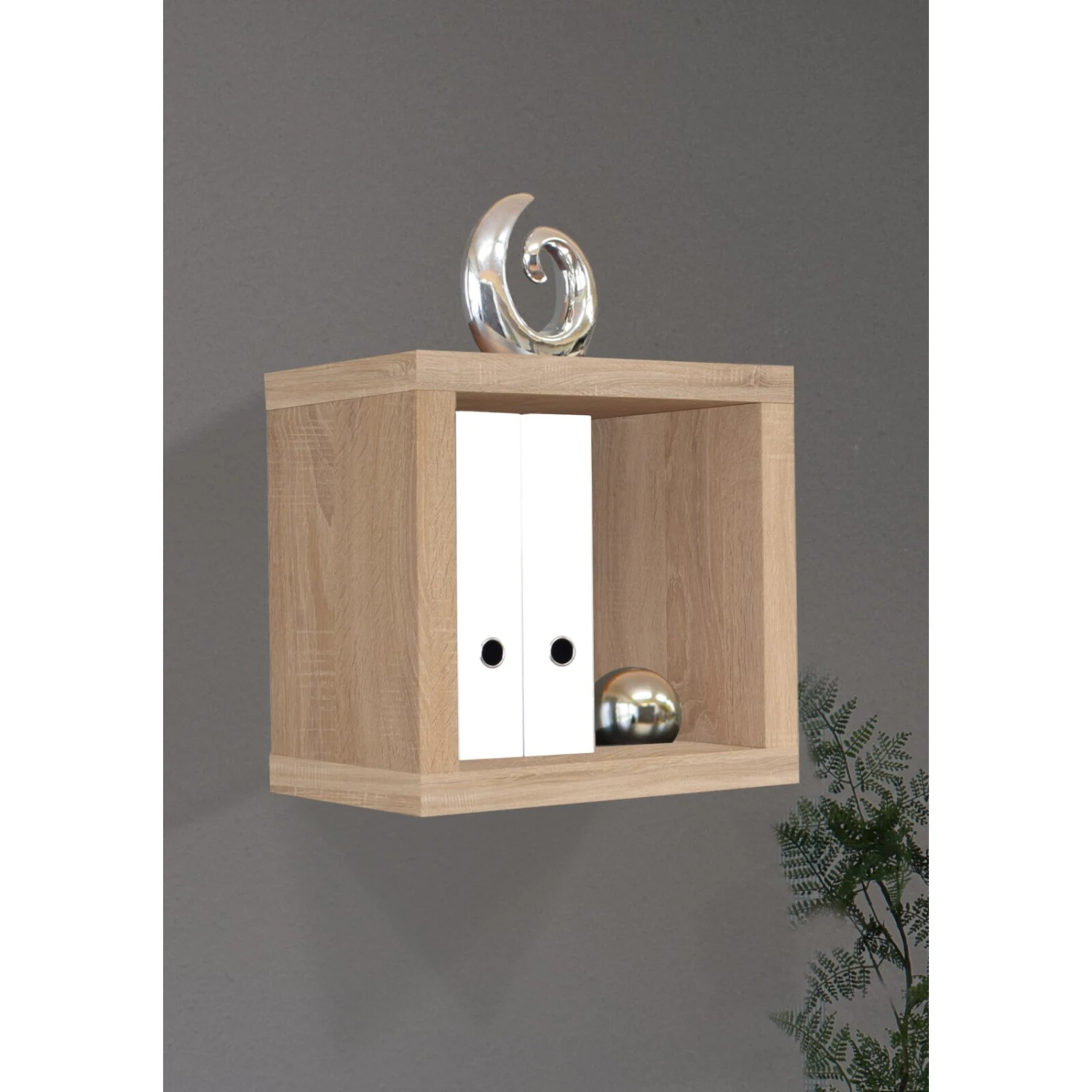 Würfelregal - Eiche sägerau - 40 cm 2 Würfelregal - Eiche sägerau - 40 cm – Bild 2