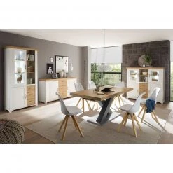 Standvitrine - Pinie-Artisan Eiche - 201 cm hoch -Wohnzimmer Verkäufe 1205004700 04 1600Wx1600H