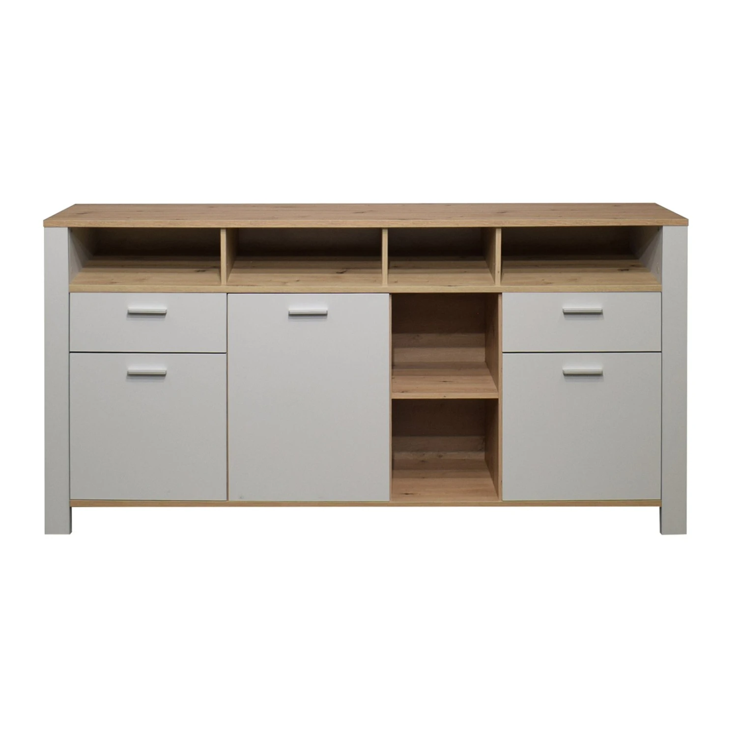 Sideboard - kreidegrau - Asteiche - 193 cm 3 Sideboard - kreidegrau - Asteiche - 193 cm – Bild 3