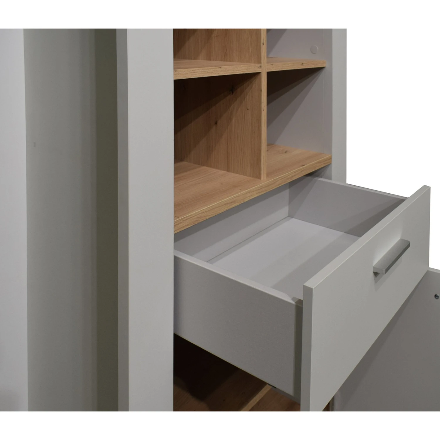 Sideboard - kreidegrau - Asteiche - 193 cm 4 Sideboard - kreidegrau - Asteiche - 193 cm – Bild 4