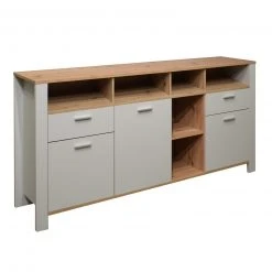 Sideboard - kreidegrau - Asteiche - 193 cm