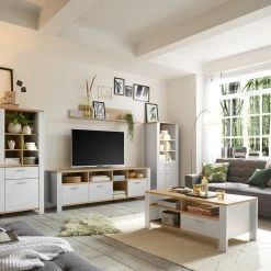 Couchtisch - kreidegrau matt - Asteiche - 111 cm -Wohnzimmer Verkäufe 1205007300 05 1600Wx1600H