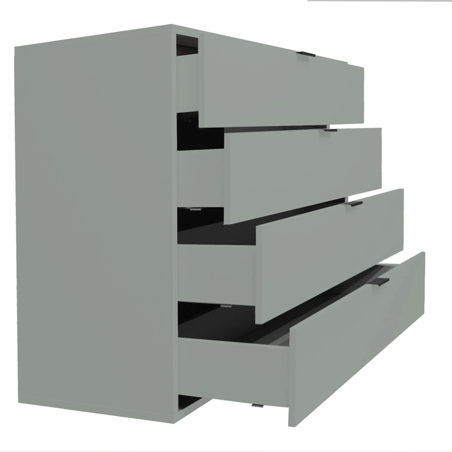 Kommode - pine green matt - 119 cm 6 Kommode - pine green matt - 119 cm – Bild 6