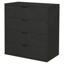Kommode - anthrazit matt - 4 Schubkästen -Wohnzimmer Verkäufe 1205008500 03 1600Wx1600H