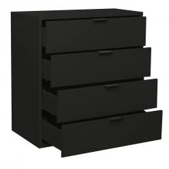 Kommode - anthrazit matt - 4 Schubkästen -Wohnzimmer Verkäufe 1205008500 05 1600Wx1600H