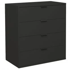 Kommode - anthrazit matt - 4 Schubkästen