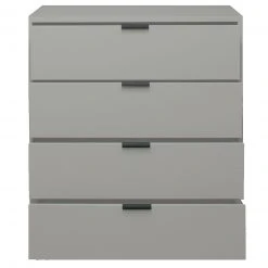 Kommode - kreidegrau matt - 4 Schubkästen -Wohnzimmer Verkäufe 1205008501 04 1600Wx1600H