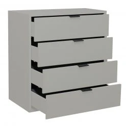 Kommode - kreidegrau matt - 4 Schubkästen -Wohnzimmer Verkäufe 1205008501 05 1600Wx1600H