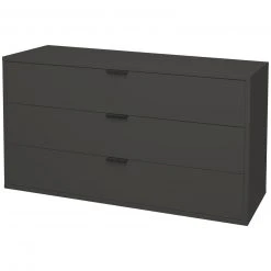 Kommode - anthrazit matt - 3 Schubkästen -Wohnzimmer Verkäufe 1205008700 03 1600Wx1600H