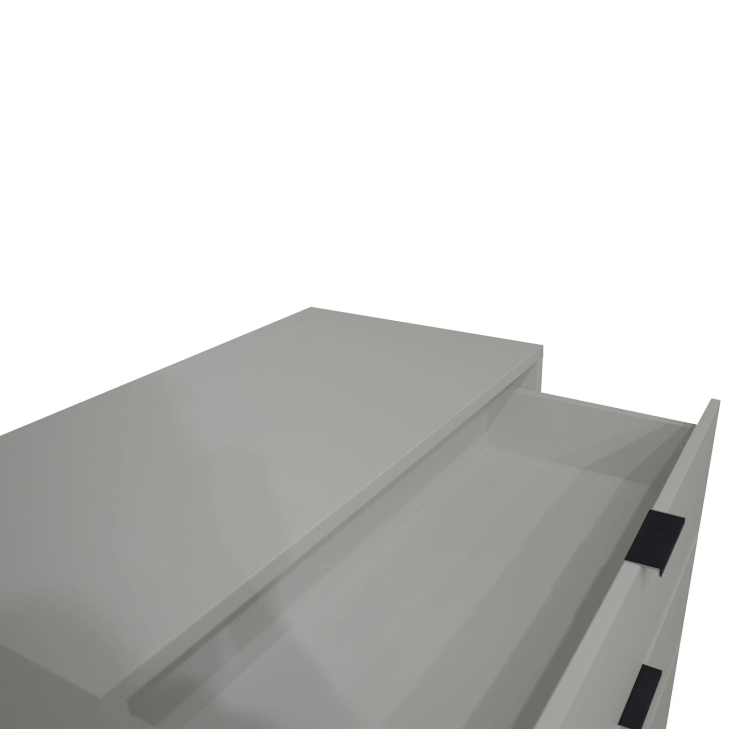 Kommode - kreidegrau matt - 3 Schubkästen 7 Kommode - kreidegrau matt - 3 Schubkästen – Bild 7