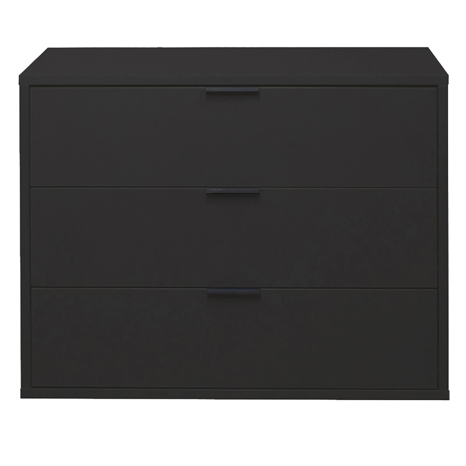 Kommode - anthrazit matt - 3 Schubkästen 2 Kommode - anthrazit matt - 3 Schubkästen – Bild 2
