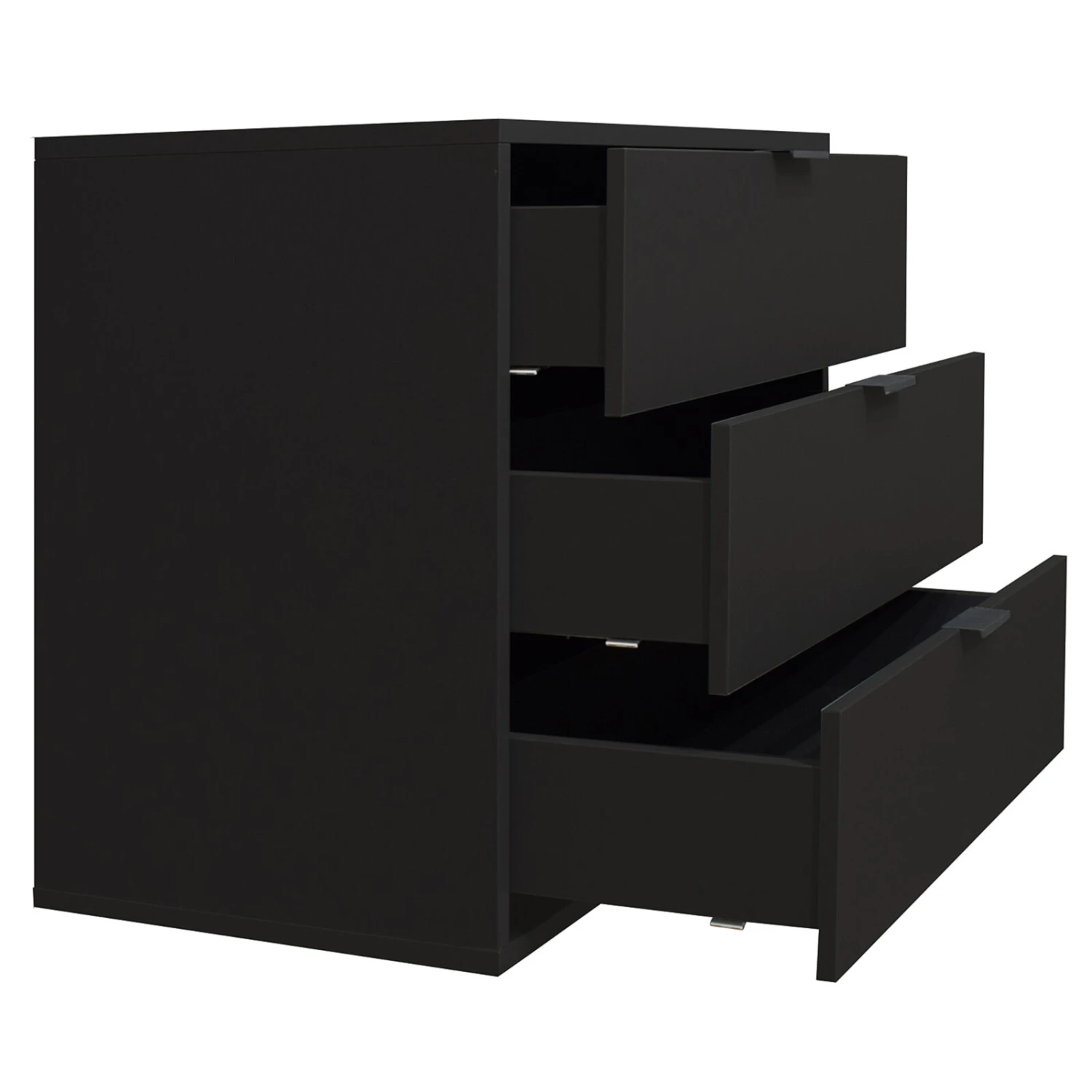 Kommode - anthrazit matt - 3 Schubkästen 6 Kommode - anthrazit matt - 3 Schubkästen – Bild 6