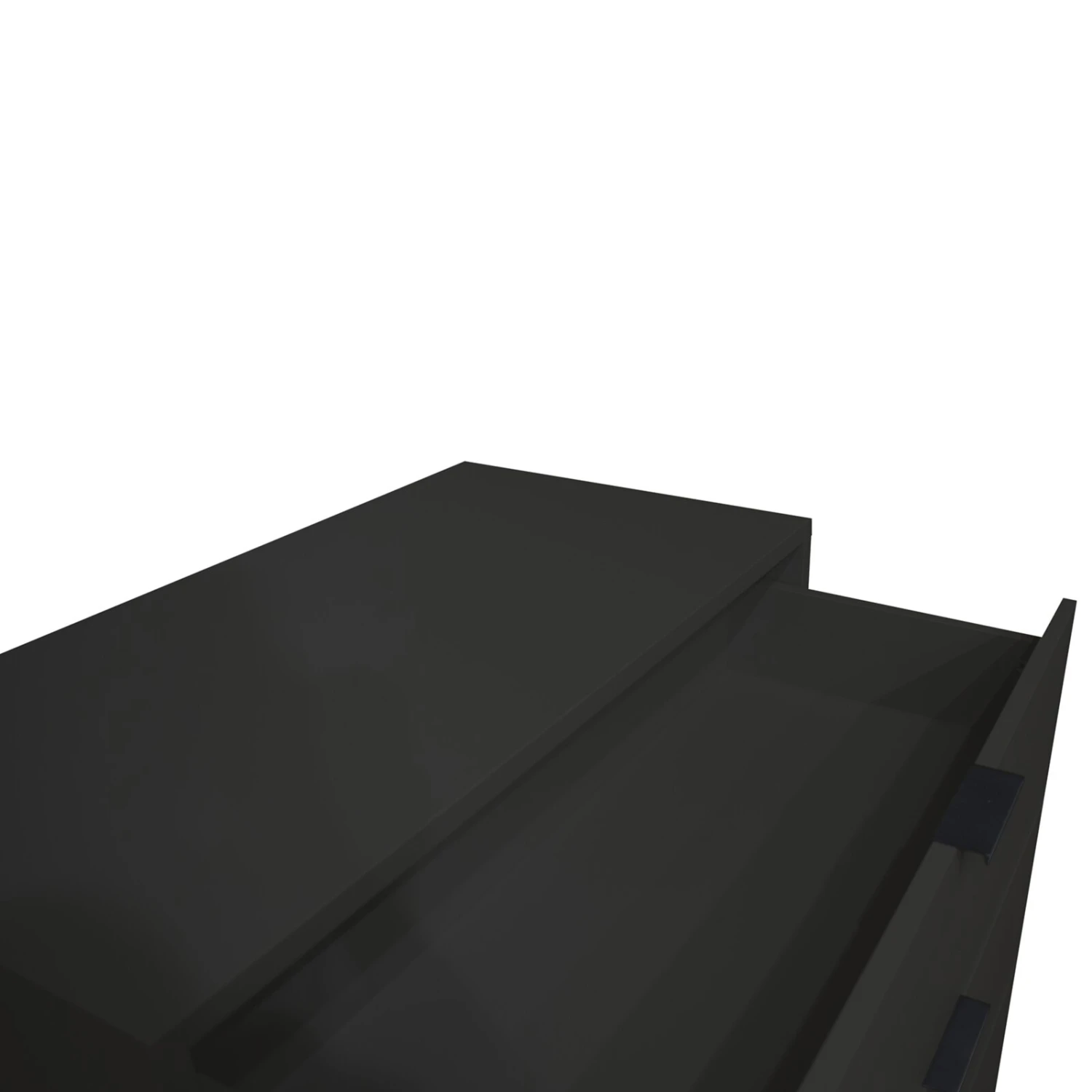 Kommode - anthrazit matt - 3 Schubkästen 7 Kommode - anthrazit matt - 3 Schubkästen – Bild 7