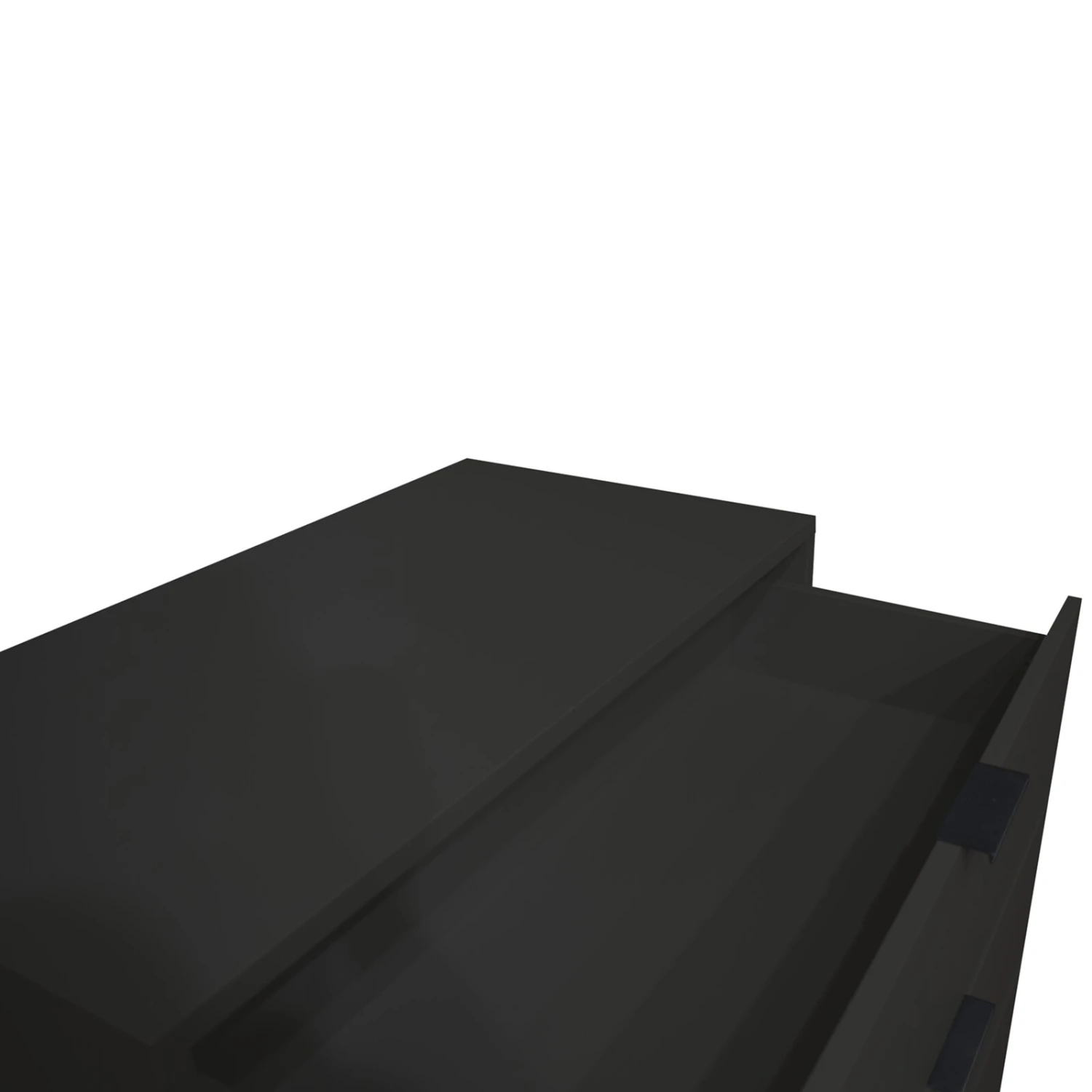 Kommode - anthrazit matt - 2 Schubkästen 6 Kommode - anthrazit matt - 2 Schubkästen – Bild 6