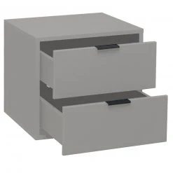 Kommode - kreidegrau - 2 Schubkästen -Wohnzimmer Verkäufe 1205008901 05 1600Wx1600H