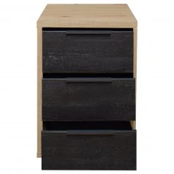 Kommode - Artisan Eiche - Flamed Wood black - 3 Schubkästen -Wohnzimmer Verkäufe 1205009001 03 1600Wx1600H
