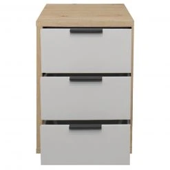 Kommode - Artisan Eiche - kreidegrau matt - 3 Schubkästen -Wohnzimmer Verkäufe 1205009002 03 1600Wx1600H