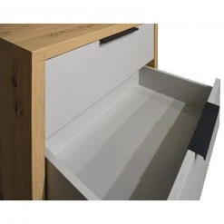 Kommode - Artisan Eiche - kreidegrau matt - 3 Schubkästen -Wohnzimmer Verkäufe 1205009002 05 1600Wx1600H