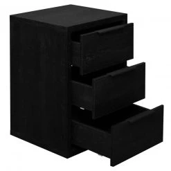 Kommode - Flamed Wood black - 3 Schubkästen -Wohnzimmer Verkäufe 1205009003 04 1600Wx1600H