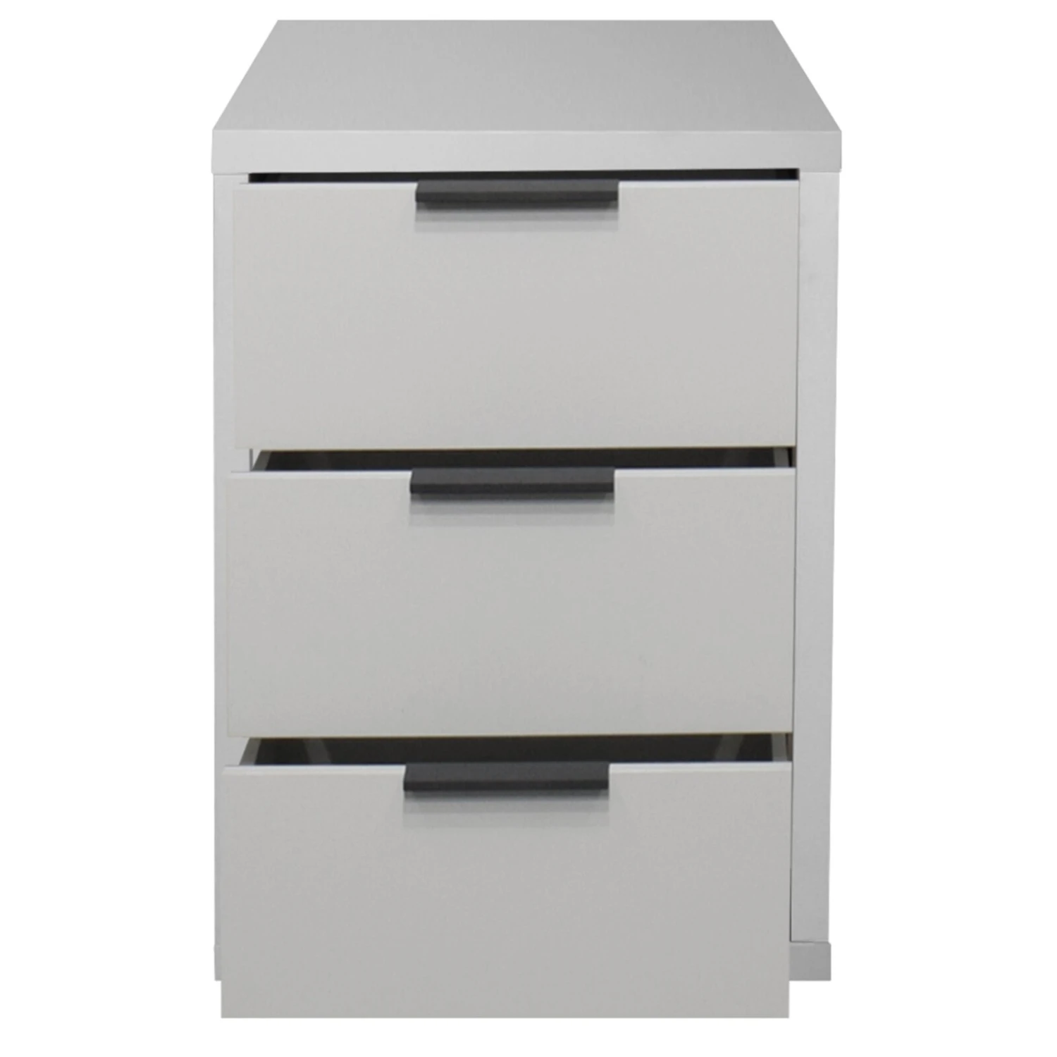 Kommode - kreidegrau matt - 3 Schubkästen 3 Kommode - kreidegrau matt - 3 Schubkästen – Bild 3