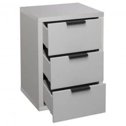 Kommode - kreidegrau matt - 3 Schubkästen 8 Kommode - kreidegrau matt - 3 Schubkästen -Wohnzimmer Verkäufe 1205009006 04 1600Wx1600H