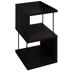 Standregal - Schwarzstahloptik - schwarz - 65 cm hoch