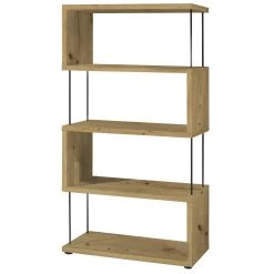 Standregal - Artisan Eiche - schwarz - 66 cm breit