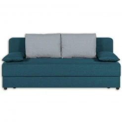 Schlafsofa - petrol - mit Staukasten