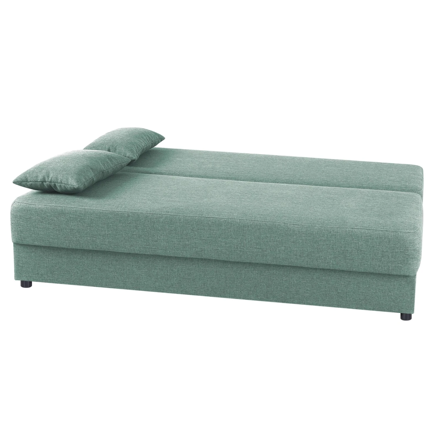 Schlafsofa - mint - mit Staukasten 2 Schlafsofa - mint - mit Staukasten – Bild 2