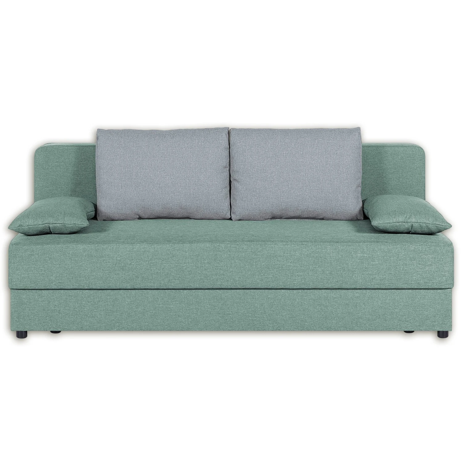 Schlafsofa - mint - mit Staukasten 1 Schlafsofa - mint - mit Staukasten