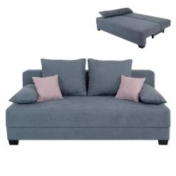 Wohnzimmer Verkäufe 19 Boxspringsofa - grau - mit Staukasten - Dauerschläfer