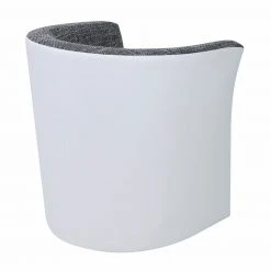 Cocktailsessel - weiß-grau - 76 cm hoch -Wohnzimmer Verkäufe 1206002901 03 1600Wx1600H