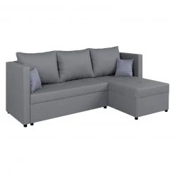 Ecksofa - light grey - Webstoff - Liegefunktion 5 Ecksofa - light grey - Webstoff - Liegefunktion -Wohnzimmer Verkäufe 1206003400 09 1600Wx1600H
