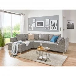 Ecksofa - grau - Federkern - Webstoff -Wohnzimmer Verkäufe 1206004000 03 1600Wx1600H 1