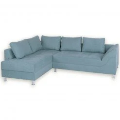 Ecksofa - mint - Bonell-Federkern - Webstoff
