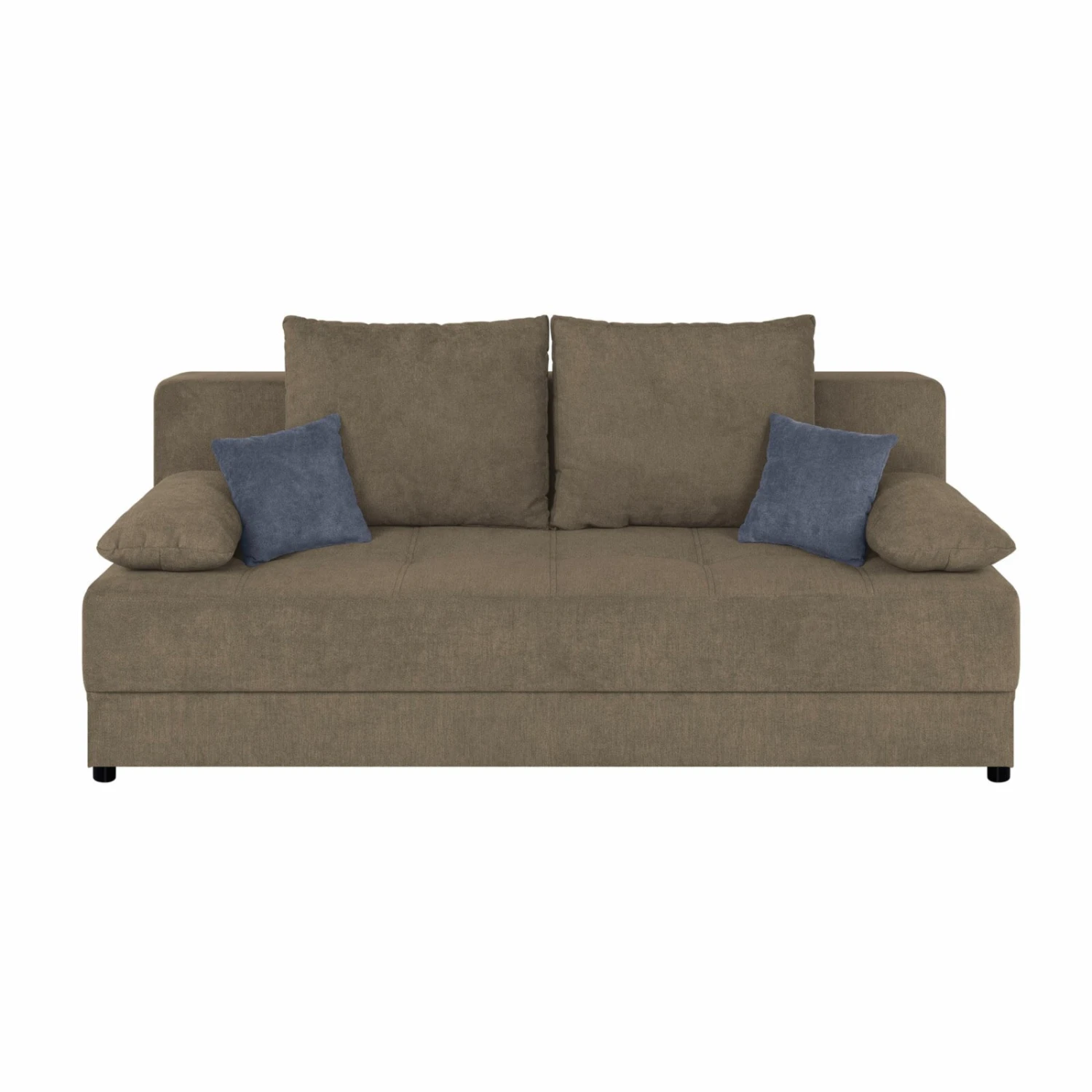 Schlafsofa - nougat - Boxspring - mit Staukasten 2 Schlafsofa - nougat - Boxspring - mit Staukasten – Bild 2