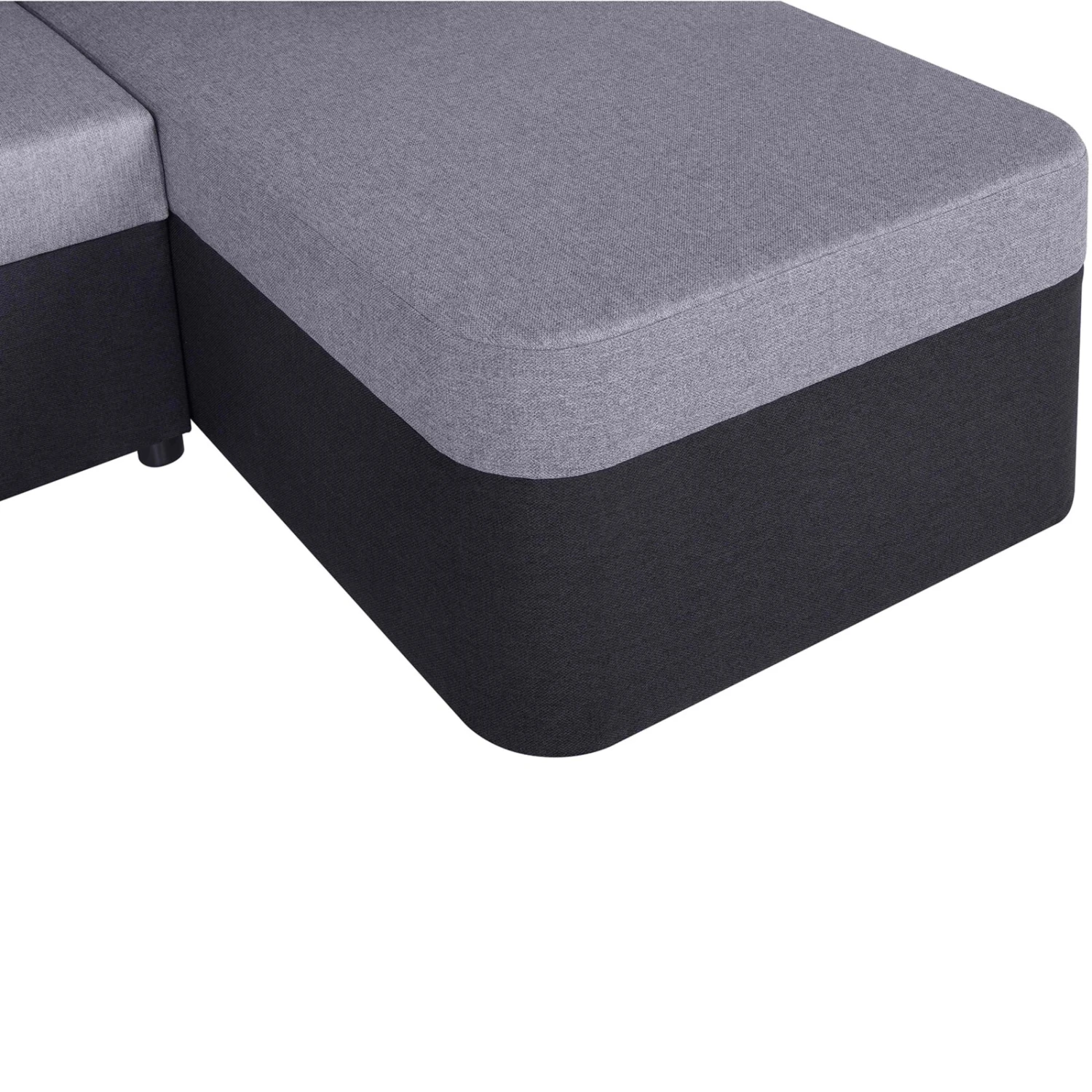 Ecksofa - grey-anthrazit - Staukasten - Liegefunktion 4 Ecksofa - grey-anthrazit - Staukasten - Liegefunktion – Bild 4