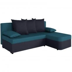 Ecksofa - petrol-anthrazit - Staukasten - Liegefunktion -Wohnzimmer Verkäufe 1206006202 09 1600Wx1600H