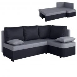 Ecksofa - grey-anthrazit - Staukasten - Liegefunktion