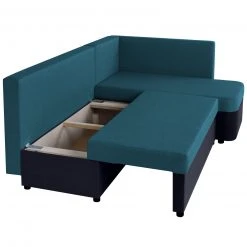 Ecksofa - petrol-anthrazit - Staukasten - Liegefunktion -Wohnzimmer Verkäufe 1206006302 04 1600Wx1600H