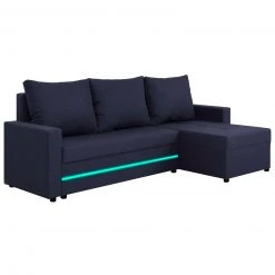 Ecksofa - grau - Staukasten - mit LED-Leiste -Wohnzimmer Verkäufe 1206006900 04 1600Wx1600H
