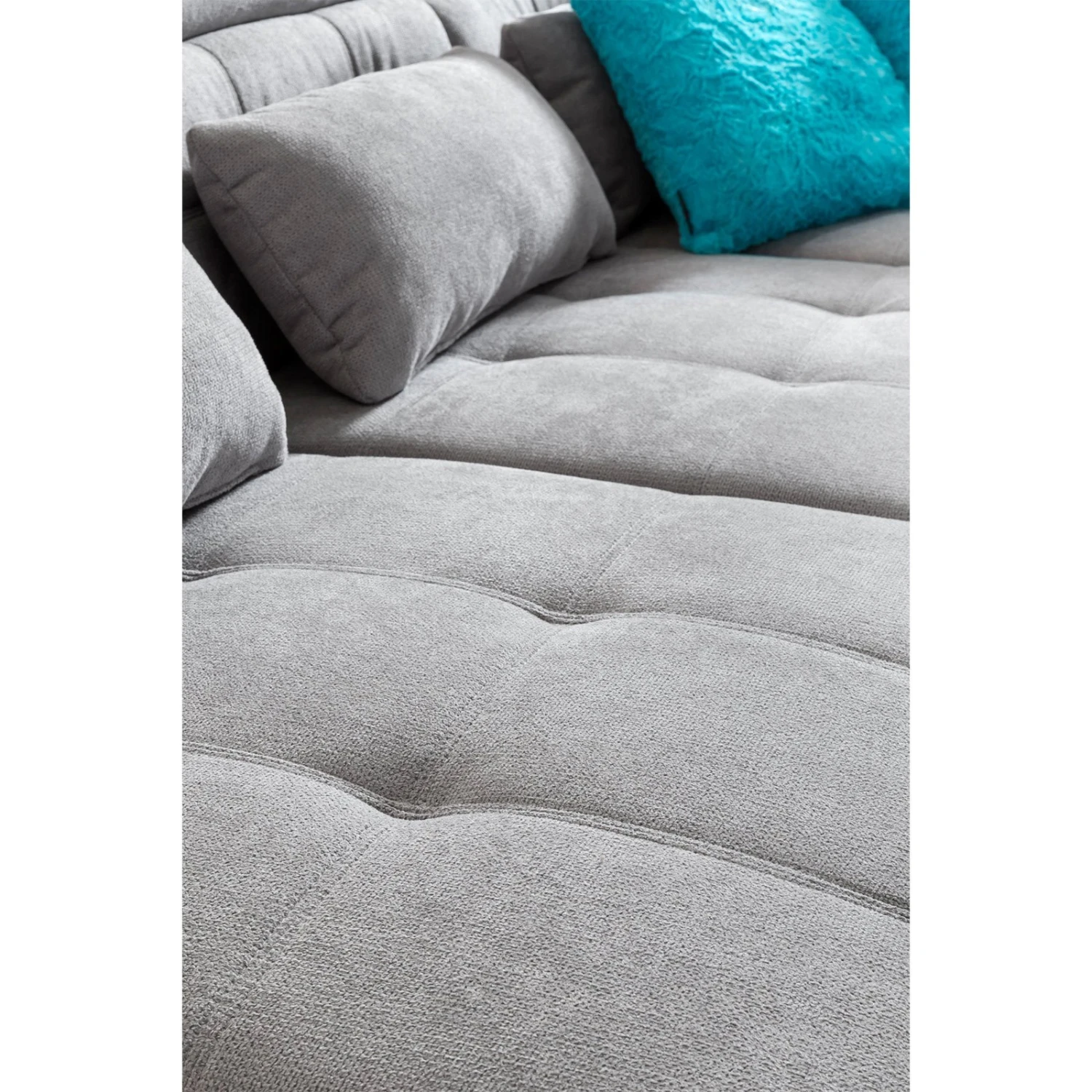 Ecksofa - grau-anthrazit - Kopfteilverstellung - Ottomane rechts 3 Ecksofa - grau-anthrazit - Kopfteilverstellung - Ottomane rechts – Bild 3