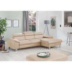 Ecksofa - biscuit - Kopfteilverstellung - Recamiere rechts -Wohnzimmer Verkäufe 1208005077 02 1600Wx1600H