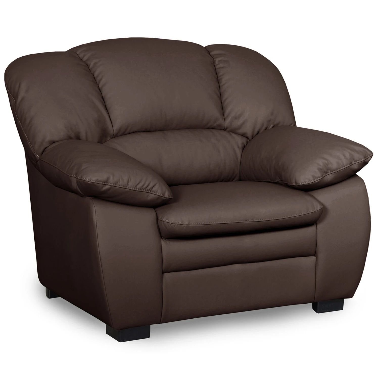 Sessel - coffee - Kunstleder 1 Sessel - coffee - Kunstleder