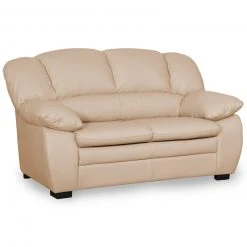 2-Sitzer-Sofa - biscuit - Kunstleder