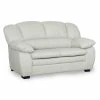 2-Sitzer-Sofa - creme - Echtleder